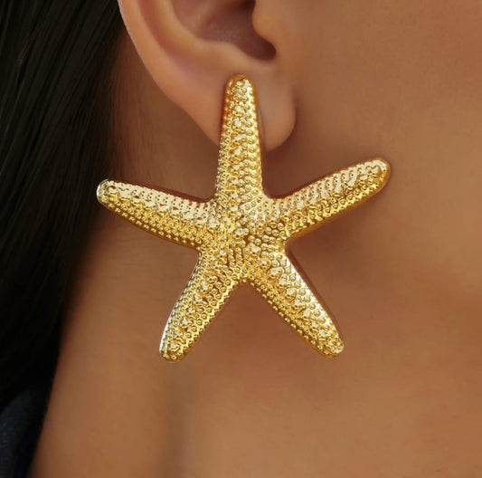 Aína Anti- Tarnish Starfish Earrings ✨