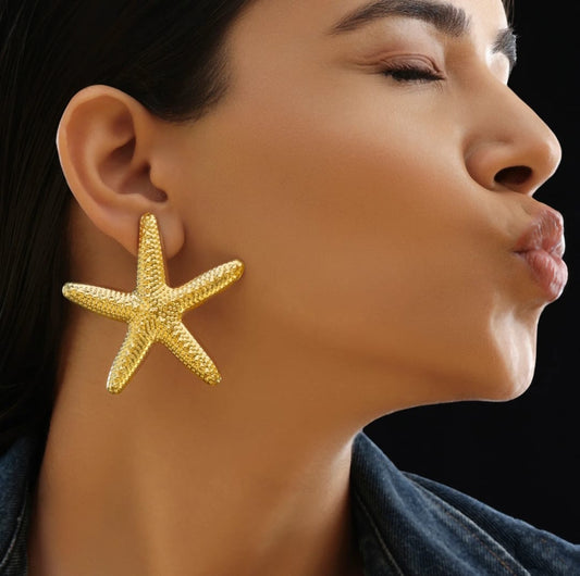 Aína Anti- Tarnish Starfish Earrings ✨
