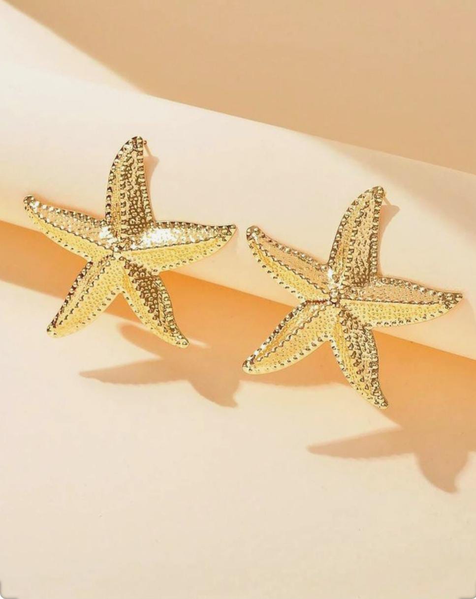 Aína Anti-Tarnish Gold Plated Star Earrings✨
