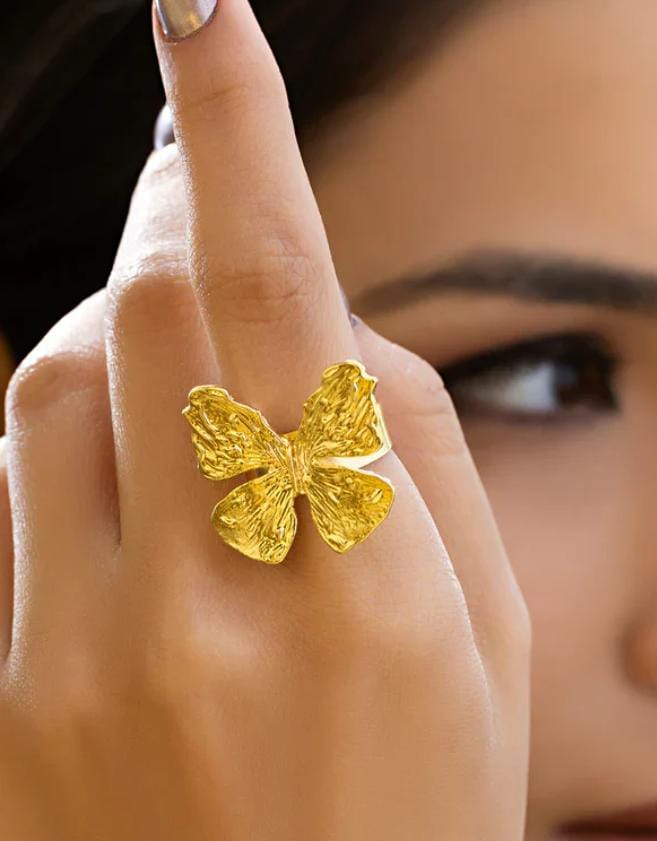 Aína Anti-Tarnish Butterfly Ring ✨