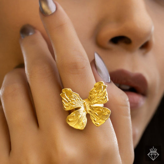 Aína Anti-Tarnish Butterfly Ring ✨