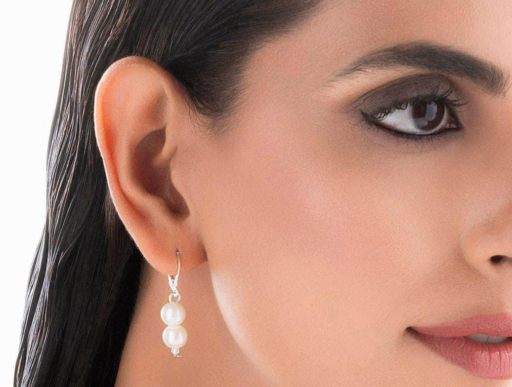 Aína Classic Pearl Necklace Set With Earrings ✨