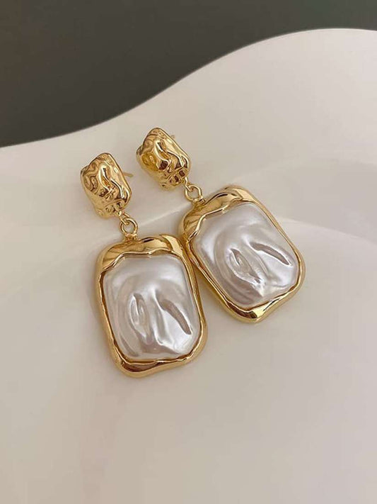 Aína Anti-Tarnish Square Drop Earrings ✨