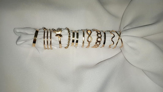 Aína Anti-Tarnish 11 Rings Set