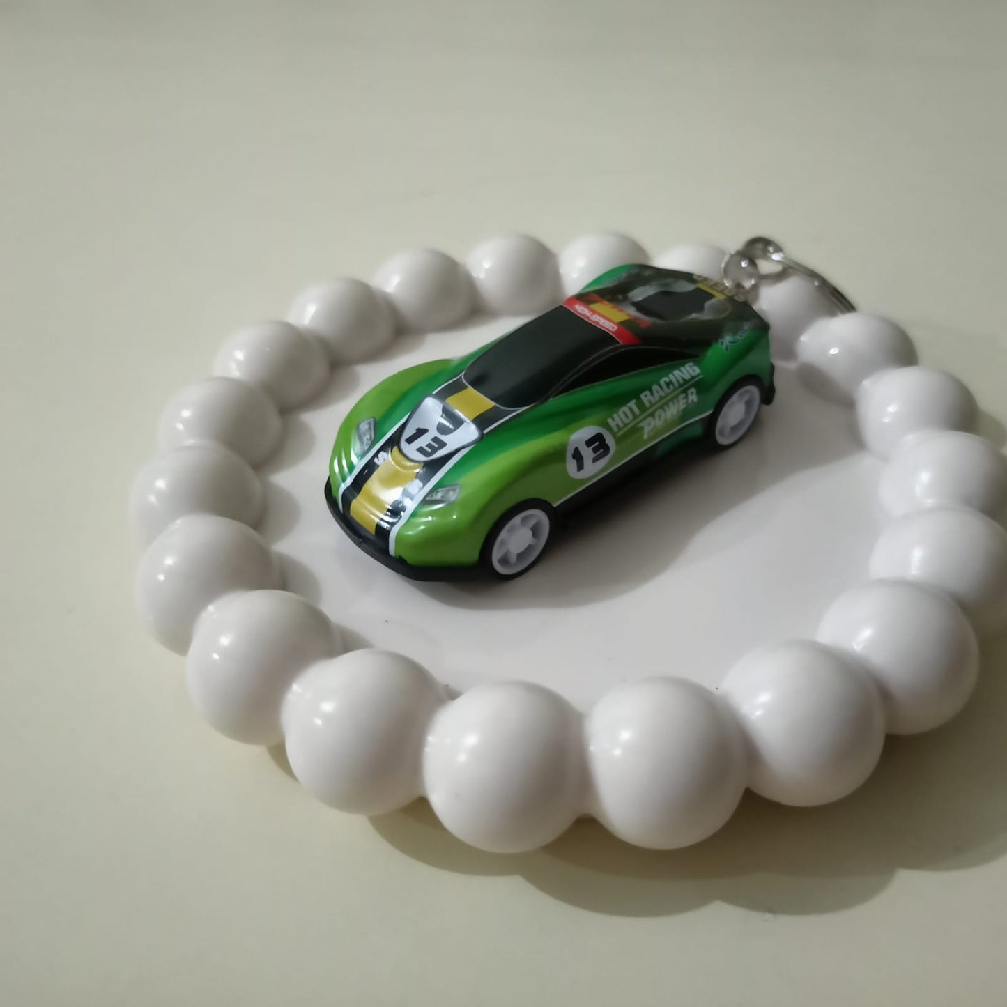 💚 Hot Racing Power Keychain ⚡