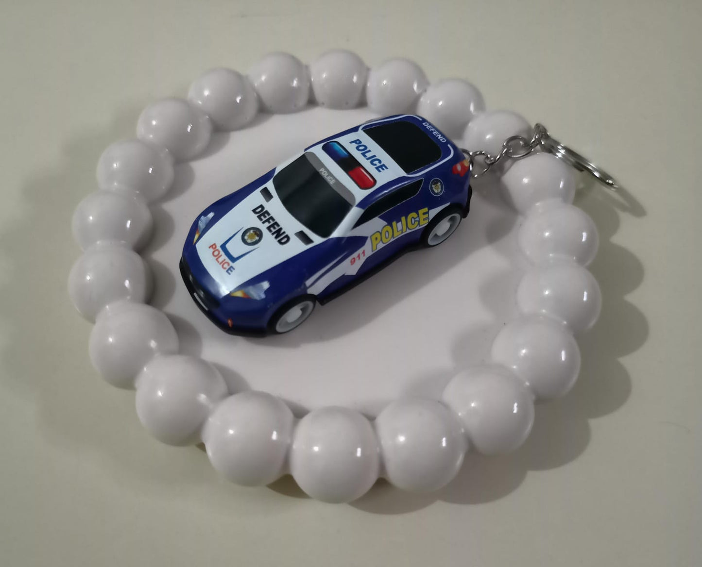 Police Defender Car Keychain 🚨 🚓