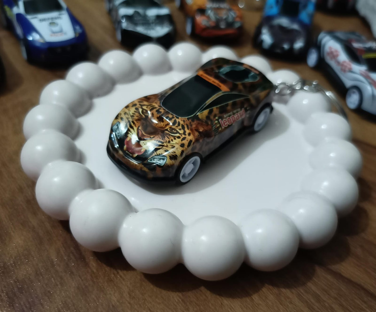 Leopard Racer Keychain✨