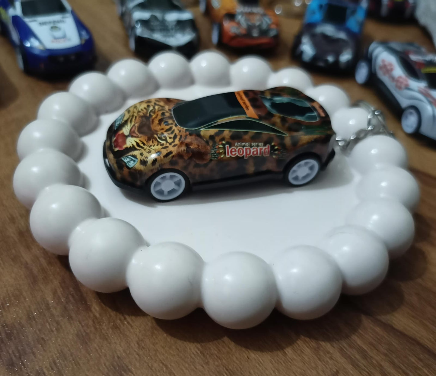 Leopard Racer Keychain✨