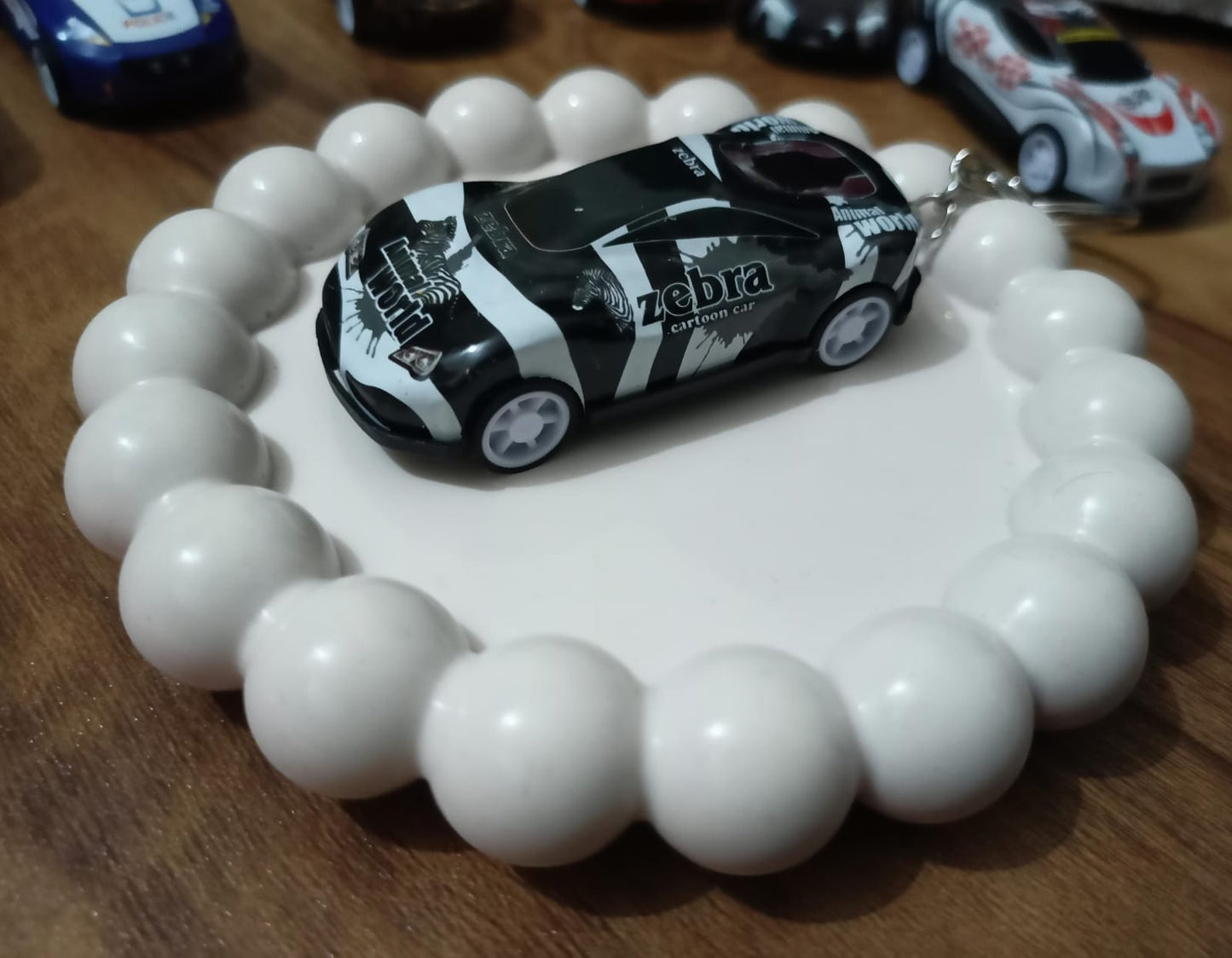 Zebra Cartoon Car Keychain✨