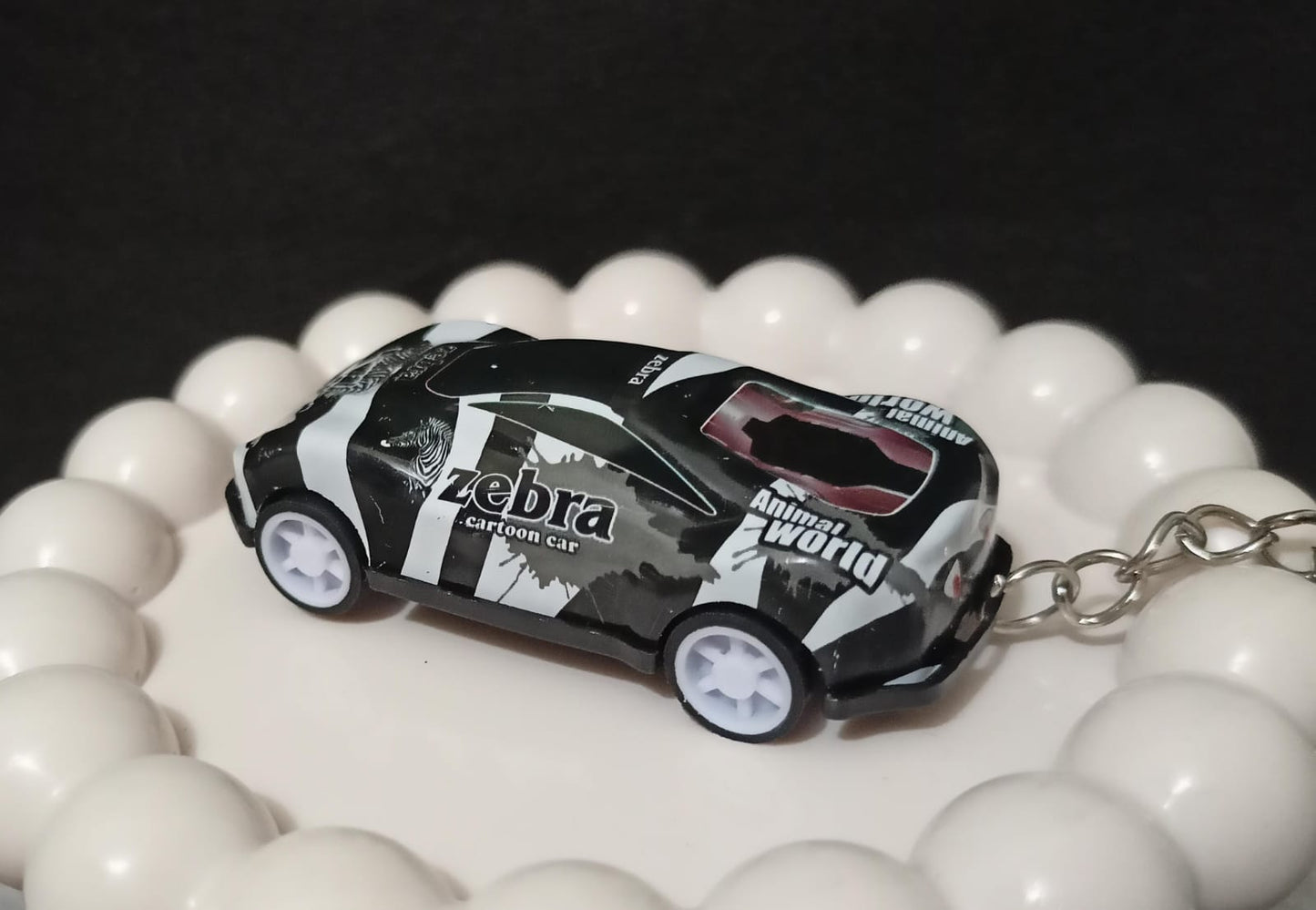 Zebra Cartoon Car Keychain✨
