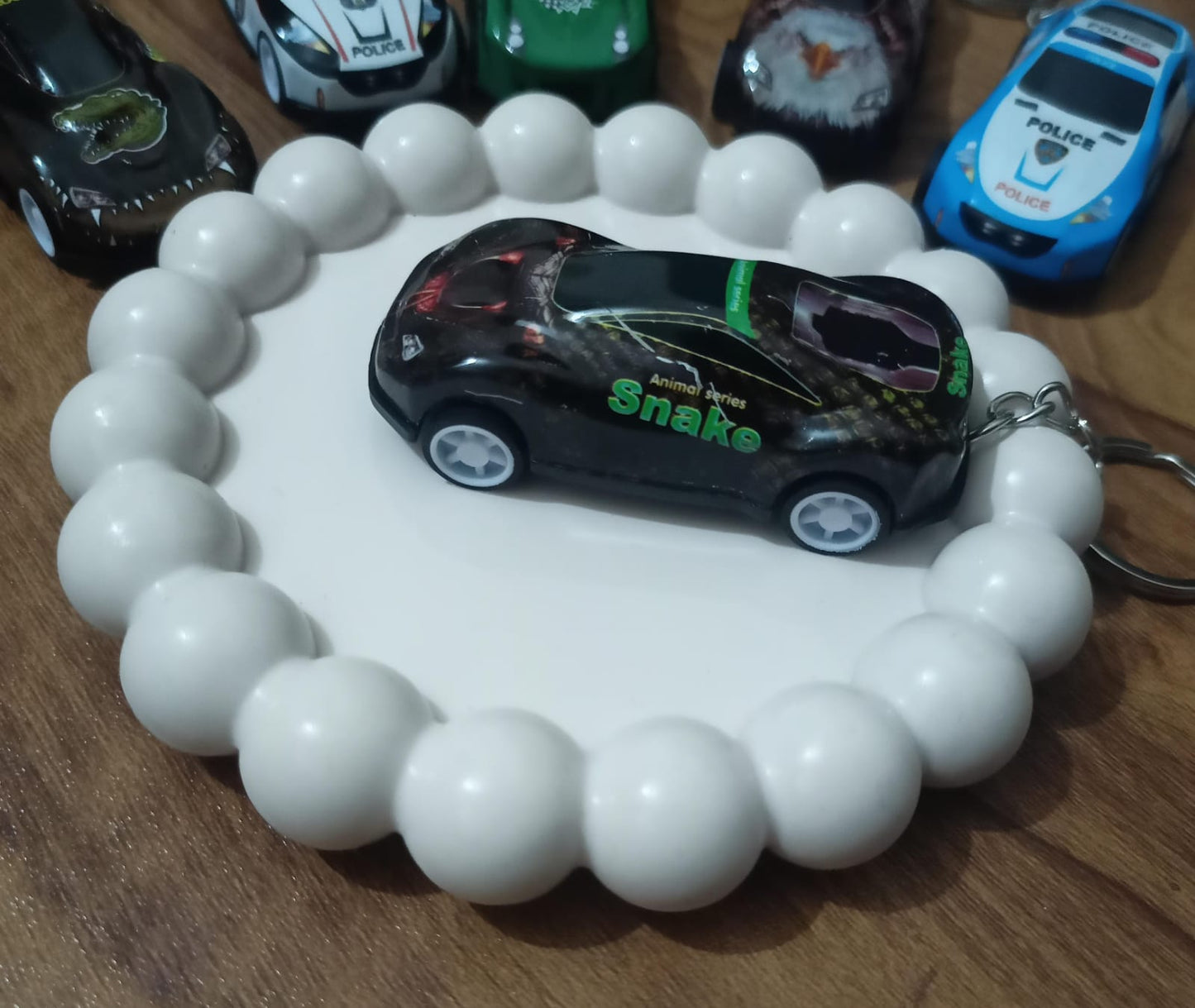 🐍 Snake Strike Keychain Car