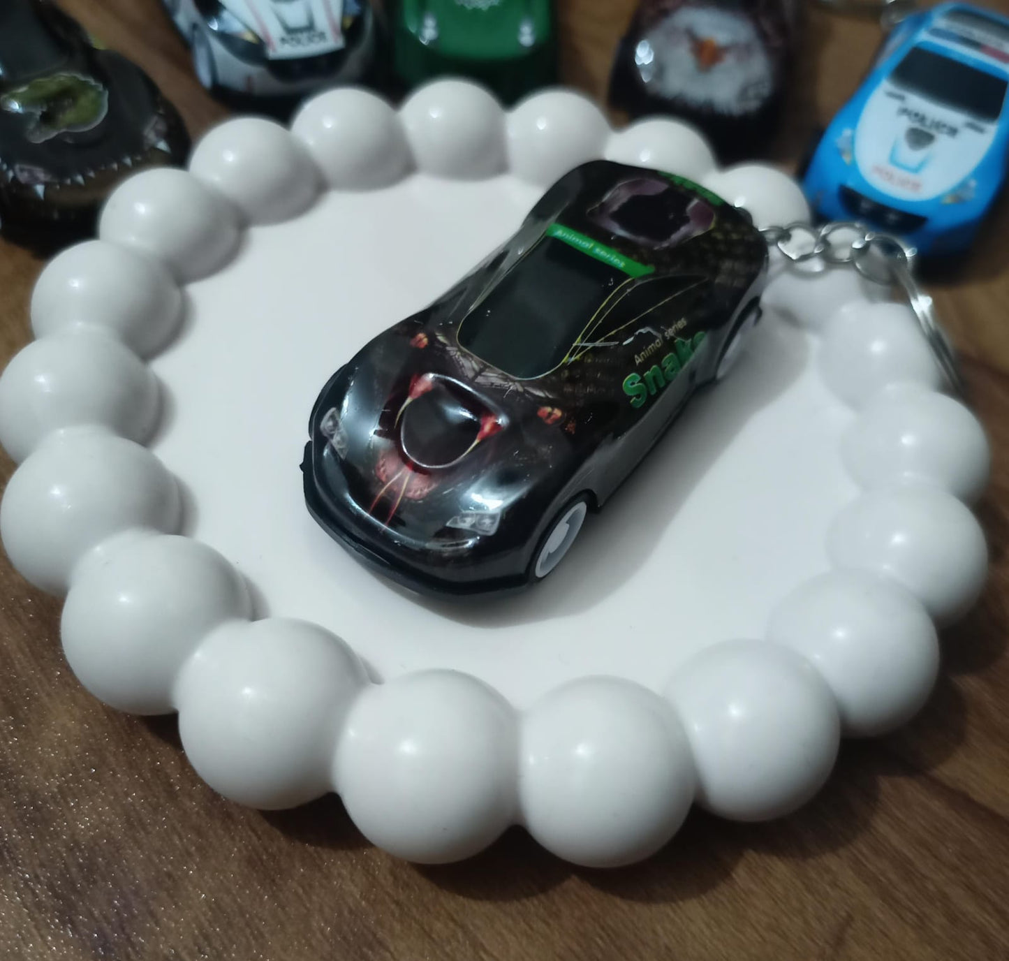 🐍 Snake Strike Keychain Car