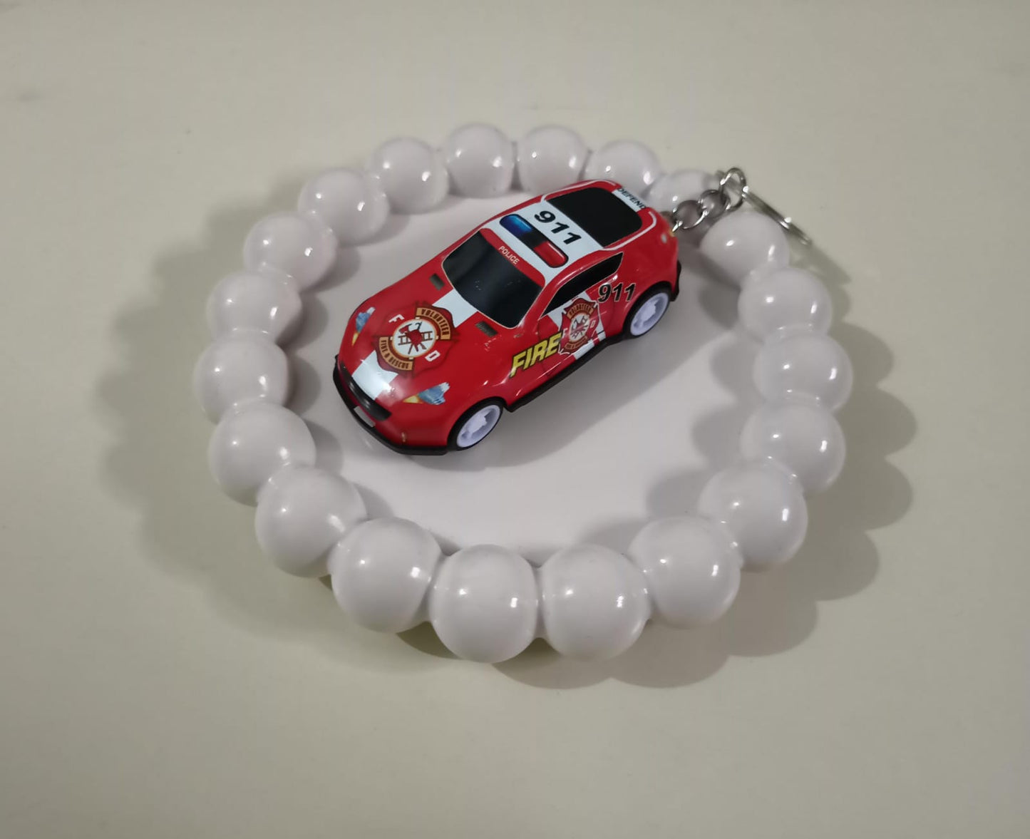 Fire Rescue Keychain Car 🚒