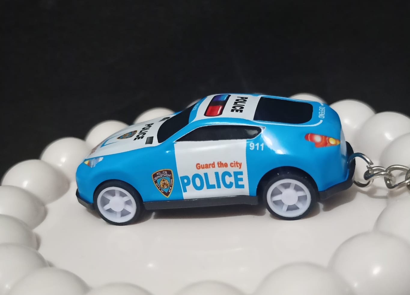 City Patrol Keychain Car 🚓🔑