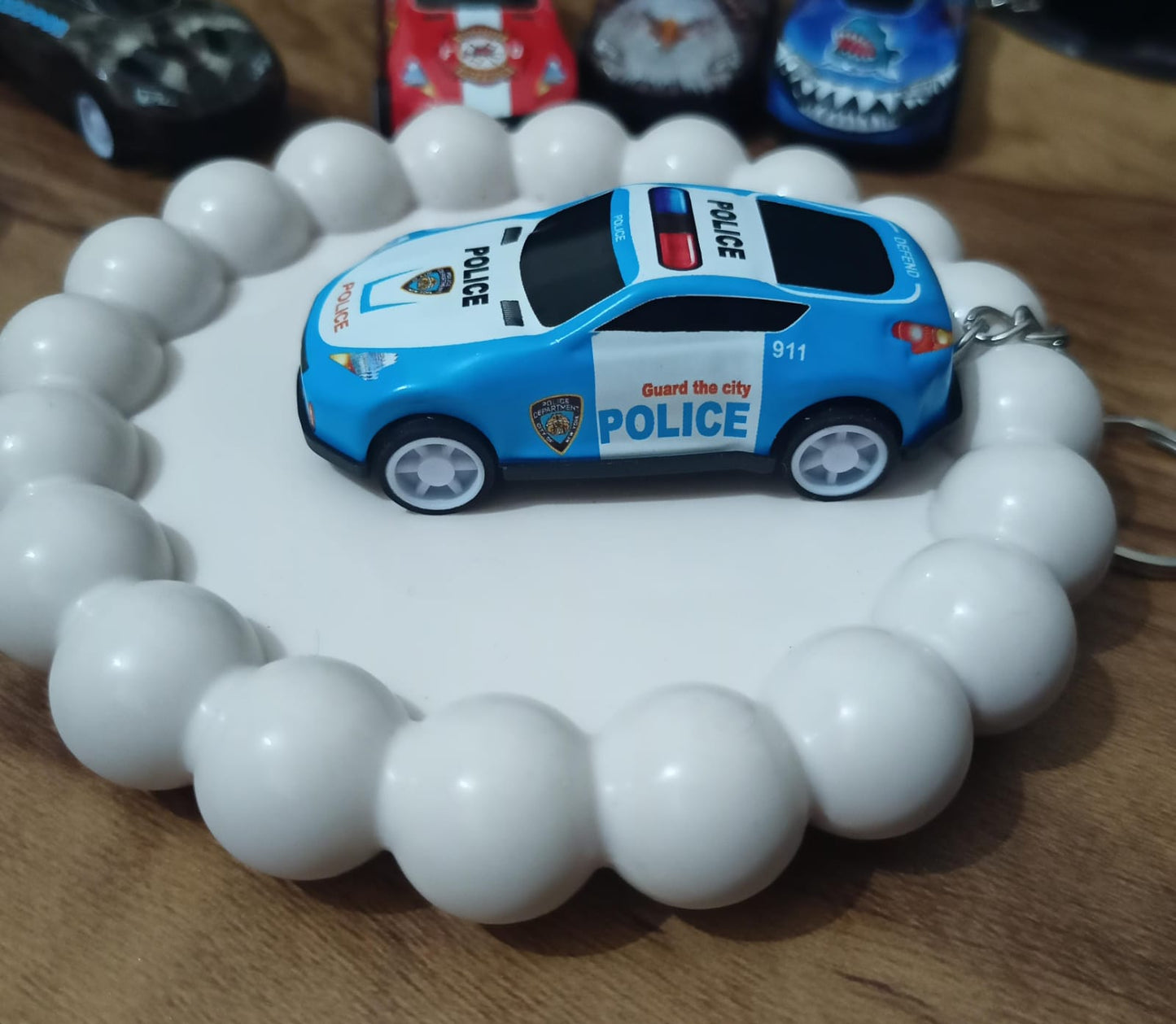 City Patrol Keychain Car 🚓🔑