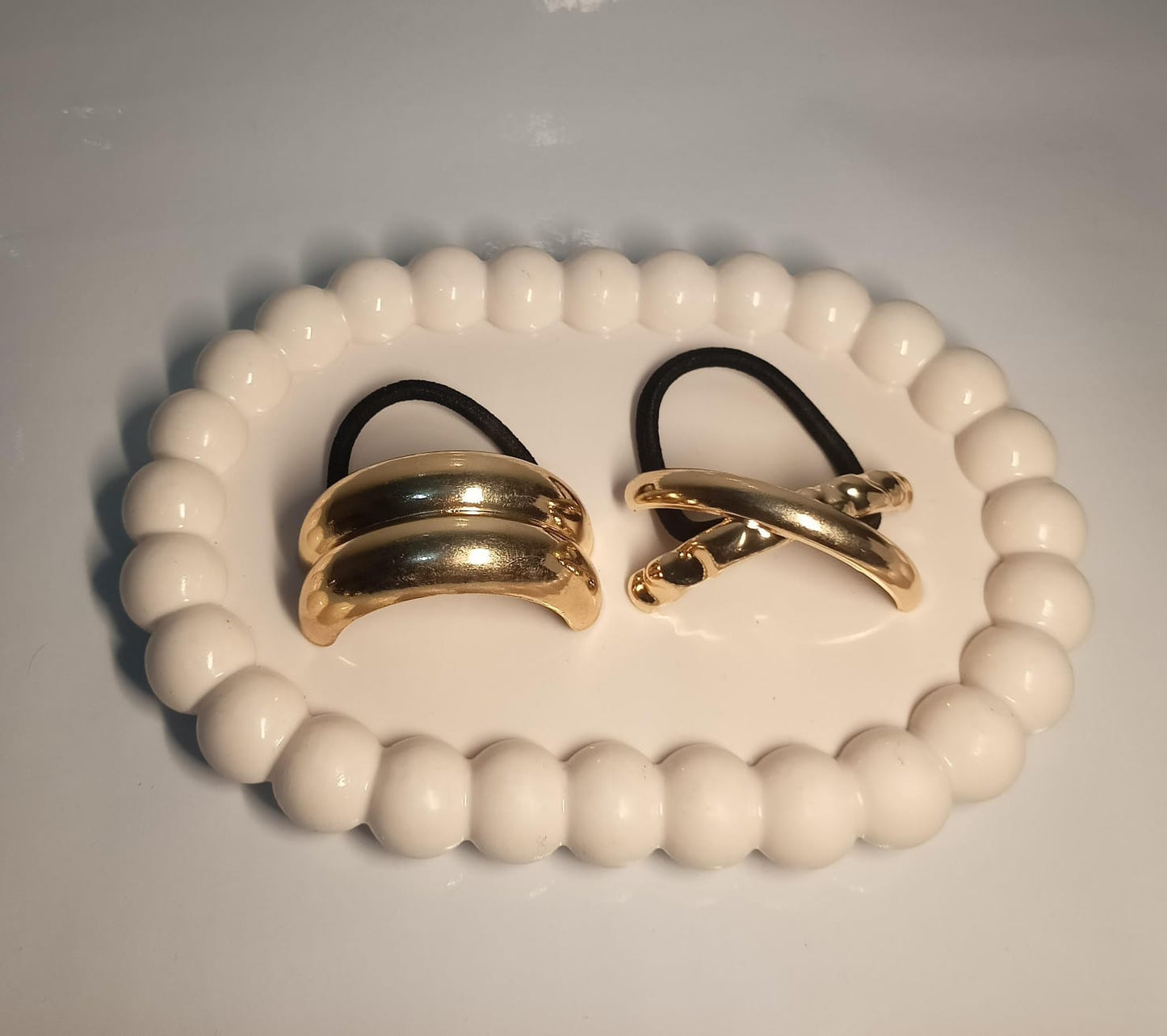 Luxe Gold Hair Ring Duo ✨