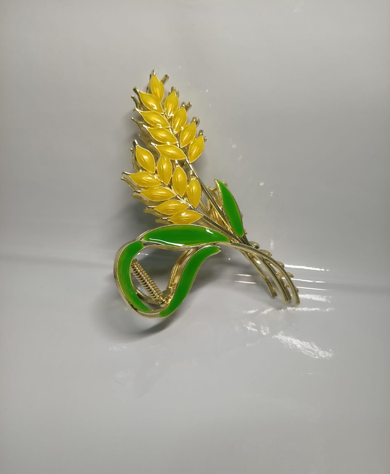 Golden Wheat Bloom Hair Clip 🌾 ✨