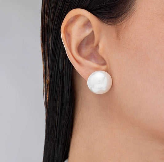 Aína Oversize Pearl Studs✨