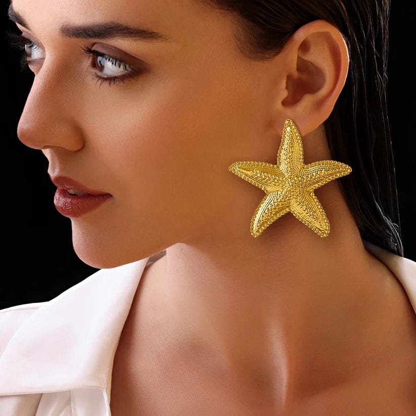 Aína Anti-Tarnish Gold Plated Star Earrings✨