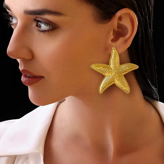 Aína Anti-Tarnish Gold Plated Star Earrings✨