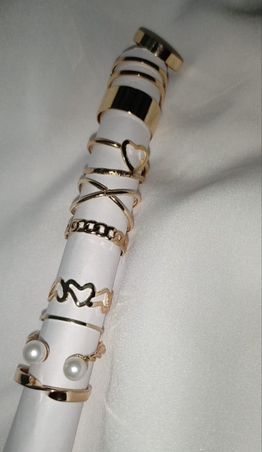 Aína Anti-Tarnish 11 Rings Set