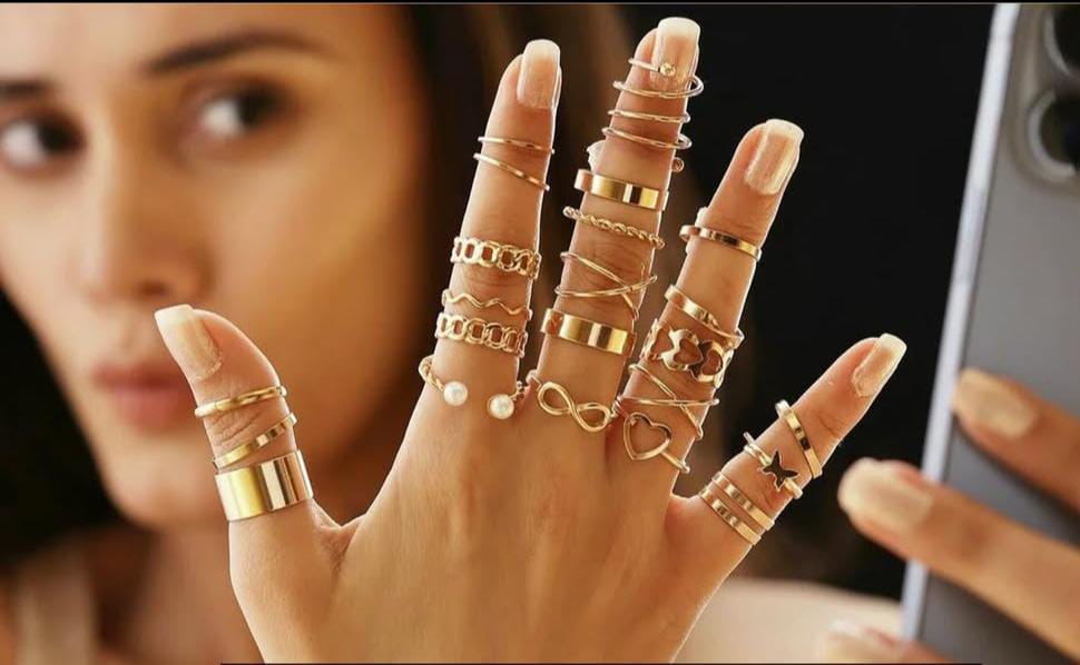Aína Anti-Tarnish 11 Rings Set