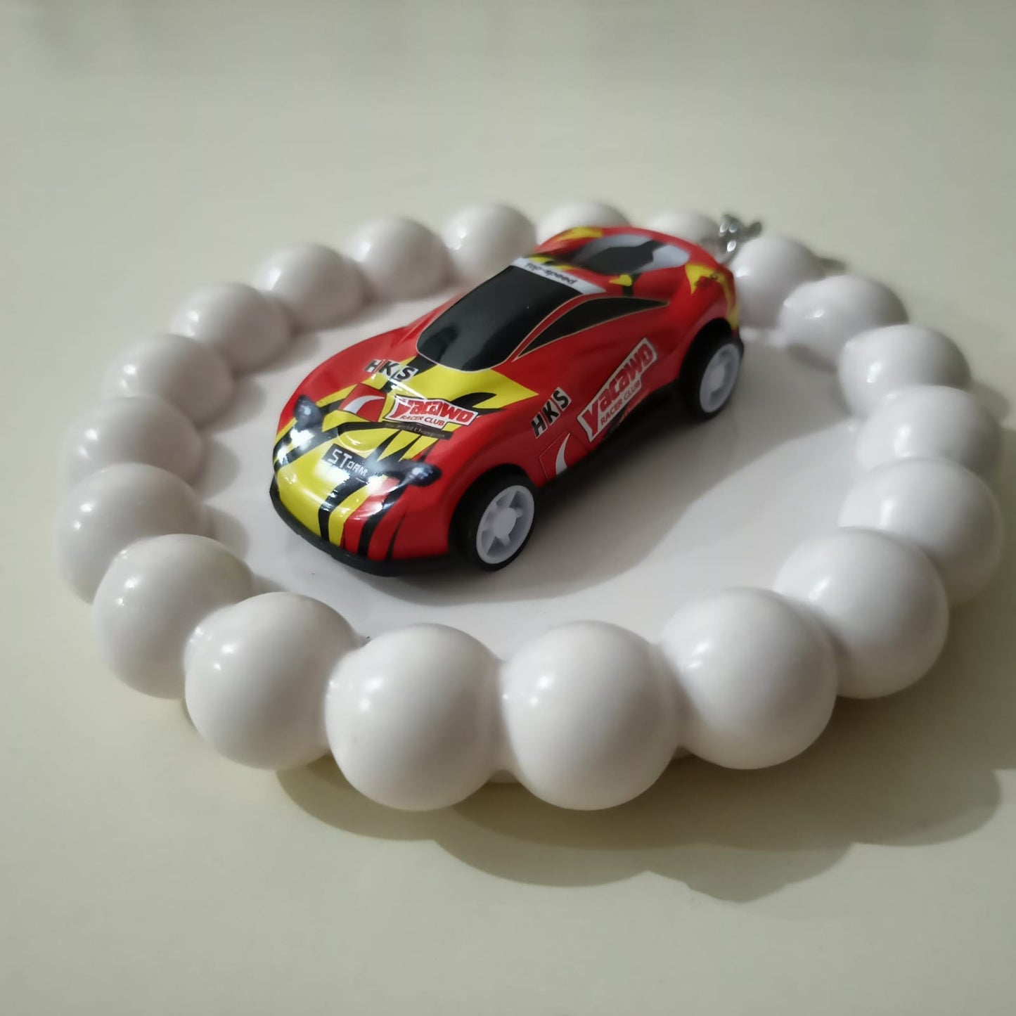 🚗💥 Storm Striker Keychain – Yaawo Fire Edition 🔥⚡